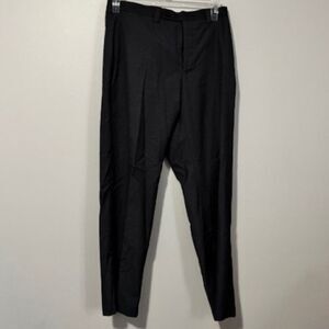 USED Men's Calvin Klein Dress Pants Color Black Charcoal Size 34W/30L